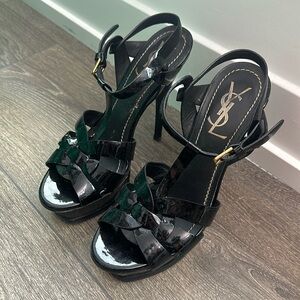 Ysl heels, size 36.5, fit size 6 feet